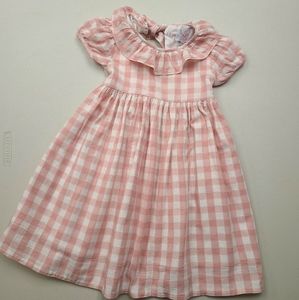 Cecil & Lou Pink Gingham Dress 4T